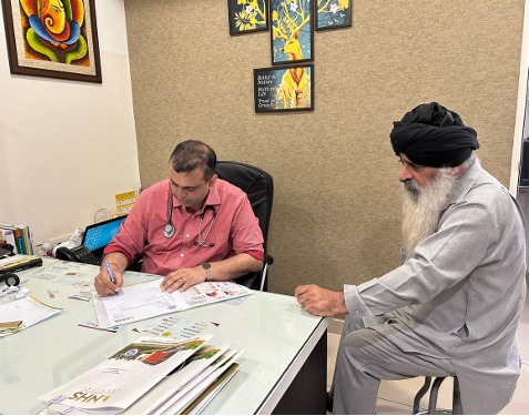 Consultation at NHS Hospital